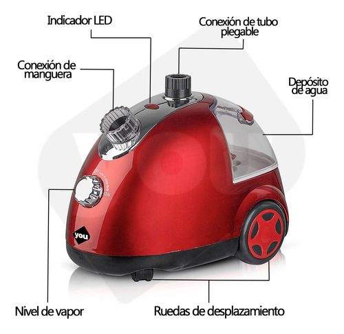 Plancha Vertical de Vapor Sokany 1800W | Elimina Arrugas Rápido | Depósito Grande y Placa XL Con Ruedas