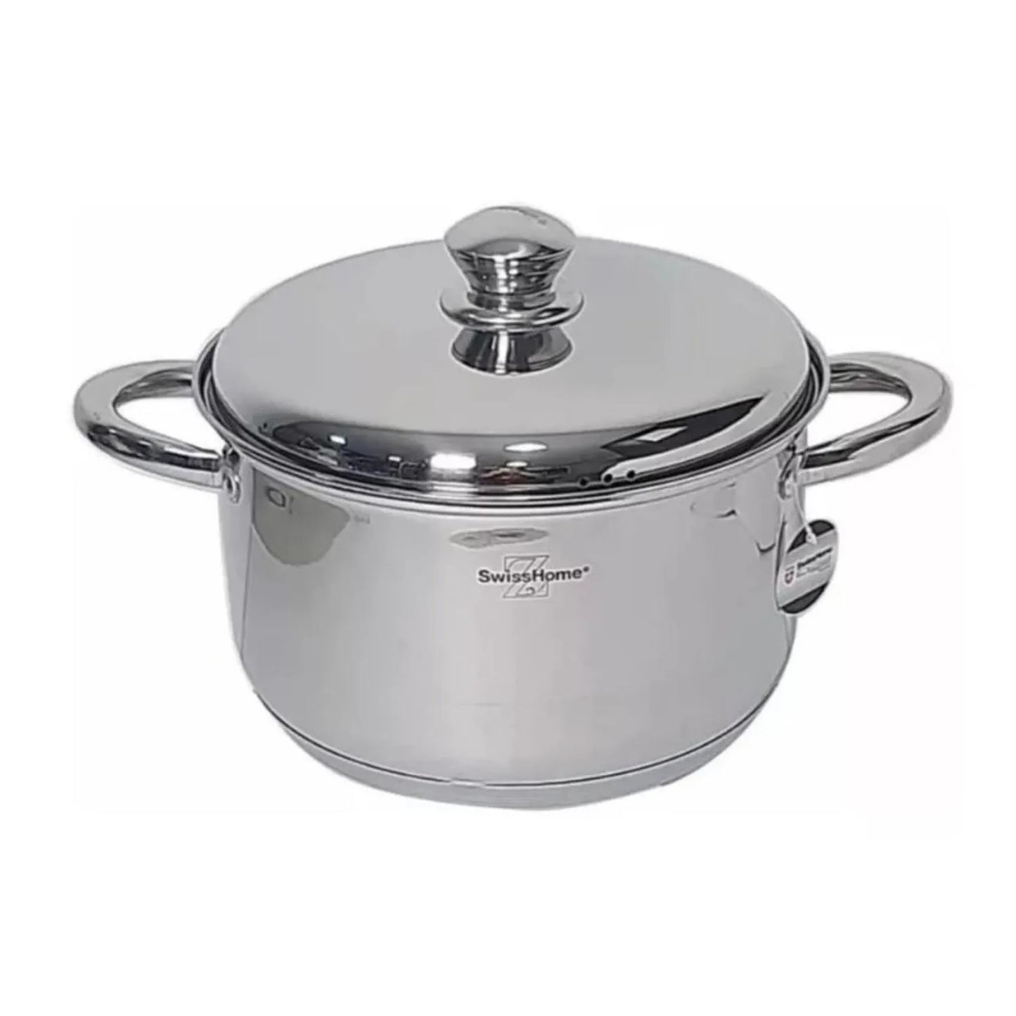 Batería de Cocina de Acero Quirurgico 13 Piezas SwissHome con Tapas y Tetera Ollas y Sartenes Premium