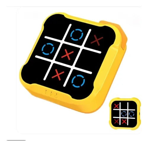 Juego Electrónico 3 en Raya Tic Tac Toe Portátil | Juguete Interactivo de Estrategia para Niños y Adultos