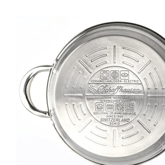 Bateria De Ollas Acero Inoxidable Schaffhausen Juego 13 Piezas