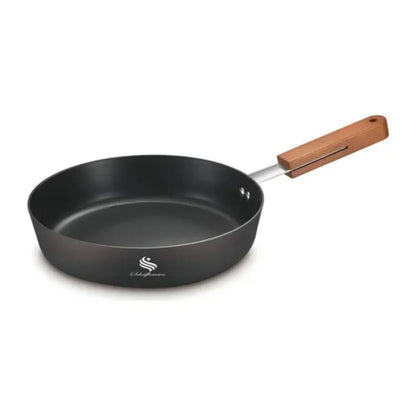 Set Bateria Ollas en Mármol Granito Antiadherente Schaffhausen de 9 piezas Negro