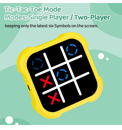 Juego Electrónico 3 en Raya Tic Tac Toe Portátil | Juguete Interactivo de Estrategia para Niños y Adultos