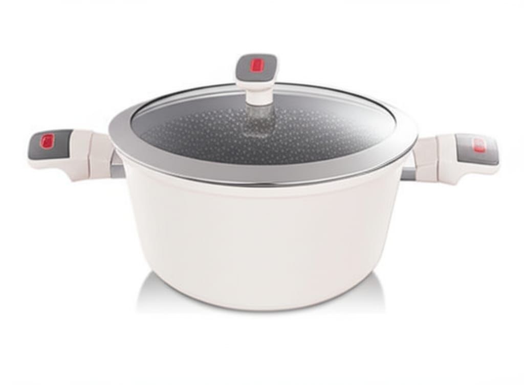 Set de Ollas Renahouse Germany 5 Piezas | Antiadherentes Premium | Libres de PFOA, Plomo y Metales Pesados | Batería de Cocina de Lujo