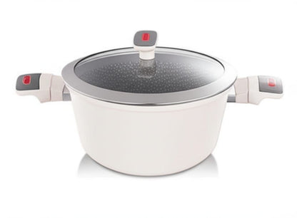 Set de Ollas Renahouse Germany 5 Piezas | Antiadherentes Premium | Libres de PFOA, Plomo y Metales Pesados | Batería de Cocina de Lujo