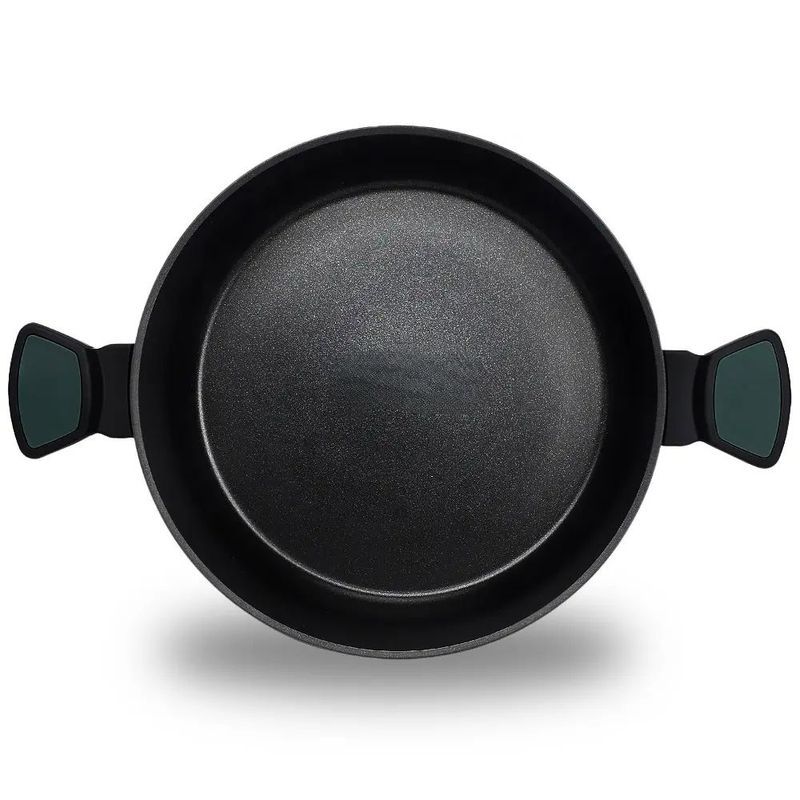 Set De Ollas 7 Piezas Marmol Granito Antiadherente Schaffhousen Tapas de Vidrio