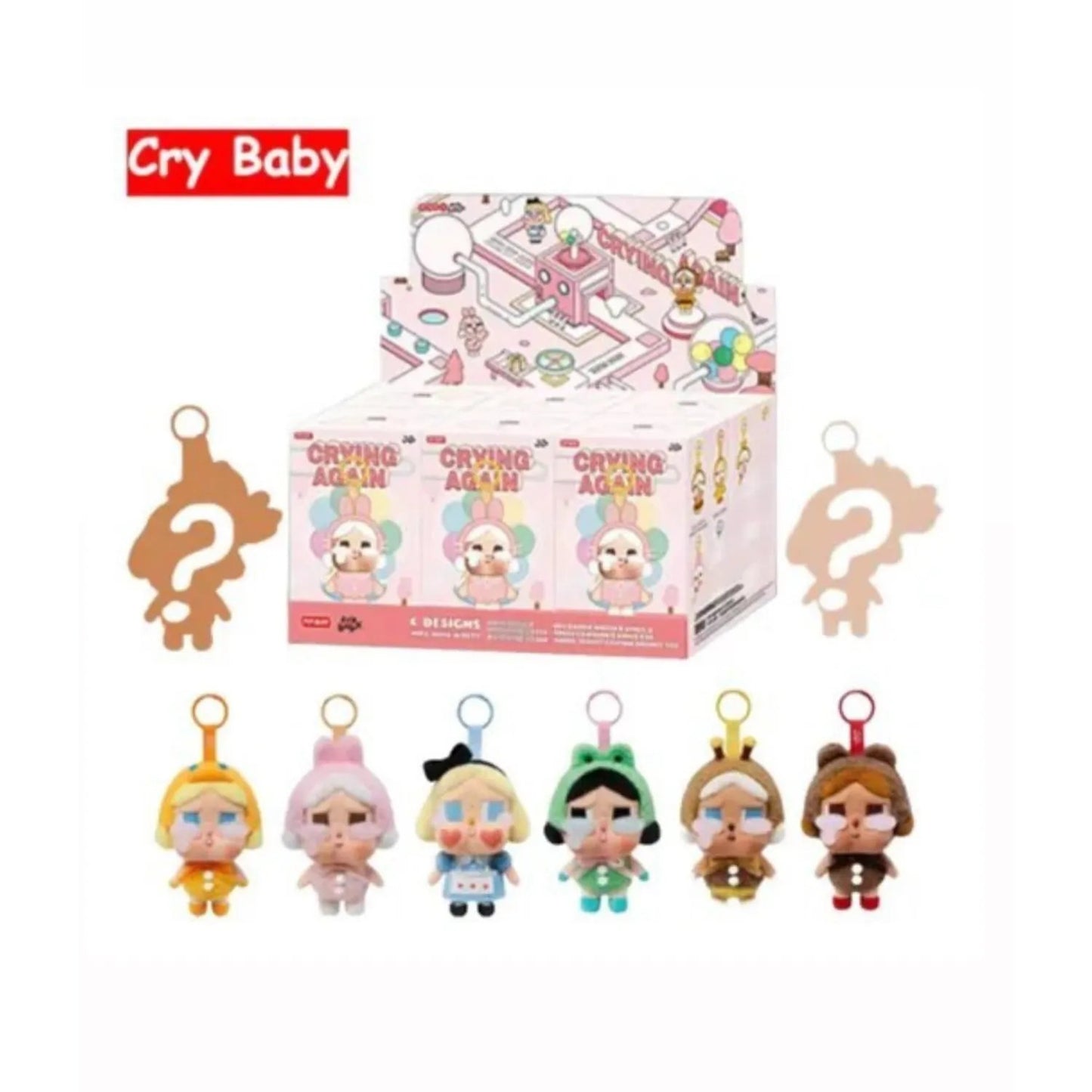 Llavero Peluche Muñeca Crybaby Crying Again Sorpresa