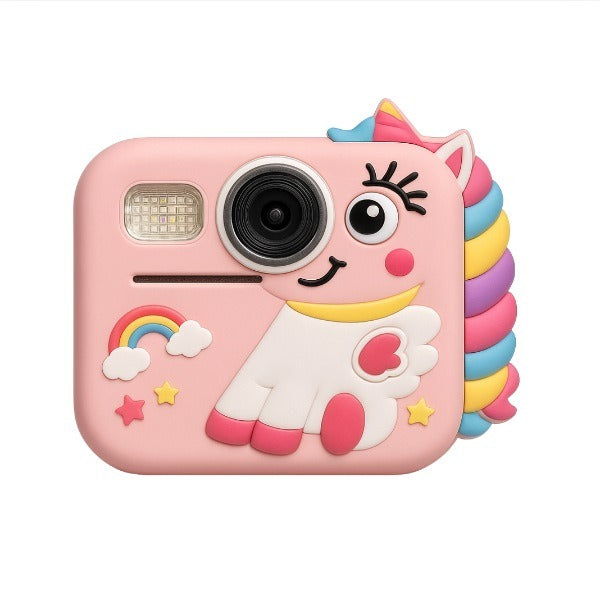 Cámara Fotos Video de Impresion Insstantanea para Niños Con Flash