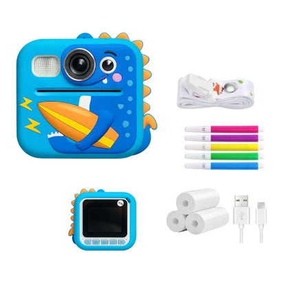 Cámara Fotos Video de Impresion Insstantanea para Niños Con Flash
