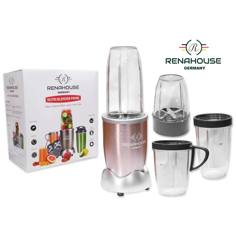 Licuadora Nutribullet Renahouse 1000W Vaso Grande 950ml + Accesorios