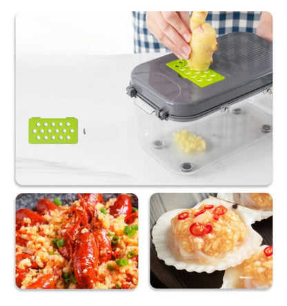 Picatodo Multifuncional Rayadora Verduras Procesador Alimento 22 piezas